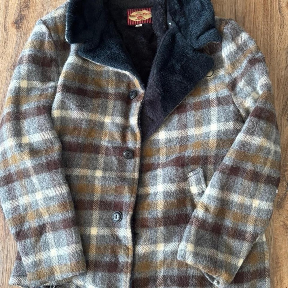 Vintage Plaid Jacket